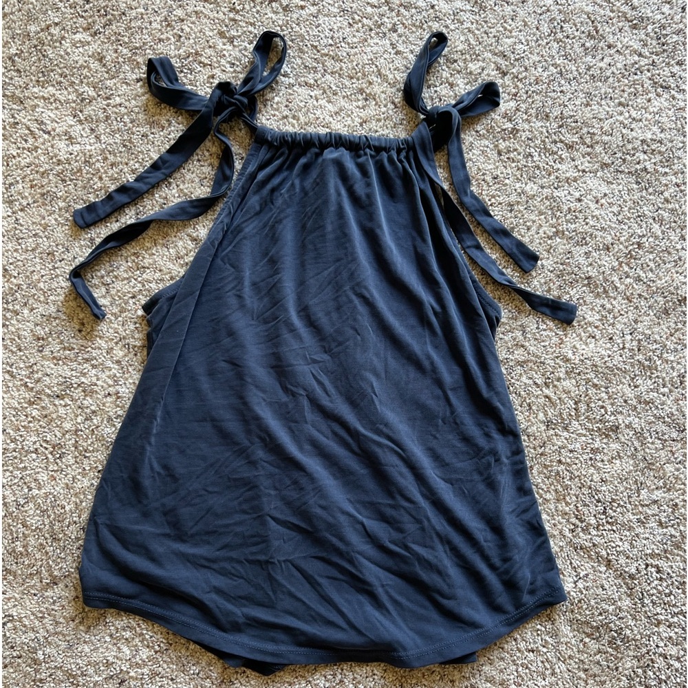 Women’s blue tank top blouse | Size M | Green Envelope